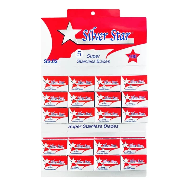 Lames de rasoir Lord Silver Star Super Stainless 100 pièces