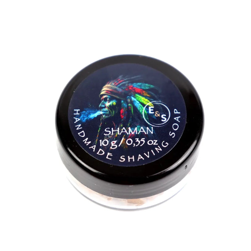 Échantillon de savon à raser E&S Shaman Tallow 10gr