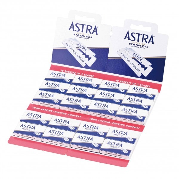 Lames de rasoir Astra Stainless 100 pièces