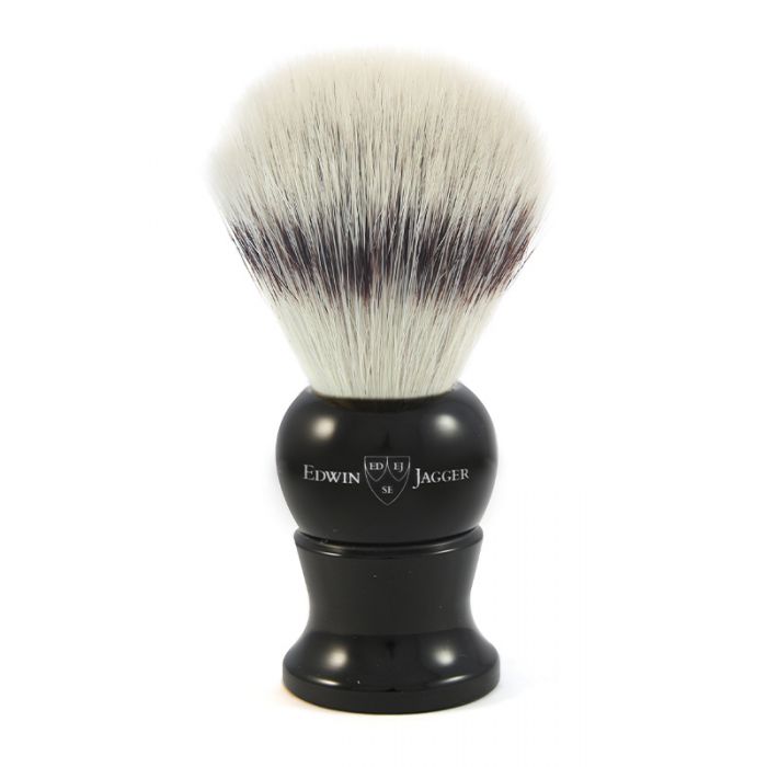 Blaireau Edwin Jagger Noir 25 mm Synthétique