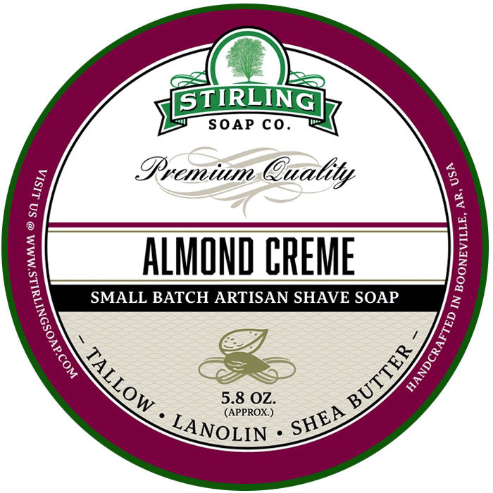 Savon à Raser Stirling Almond Crème 170ml