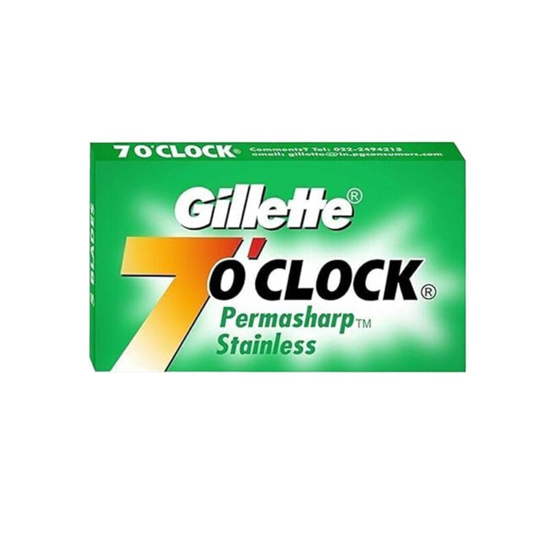 Lames de rasoir Gillette 7 O'clock Permasharp Stainless 10 pièces