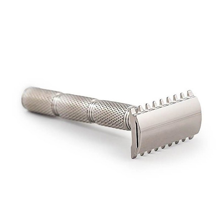 Rasoio di Sicurezza Razorock Game Changer 84P Jaws manico Super Knurl