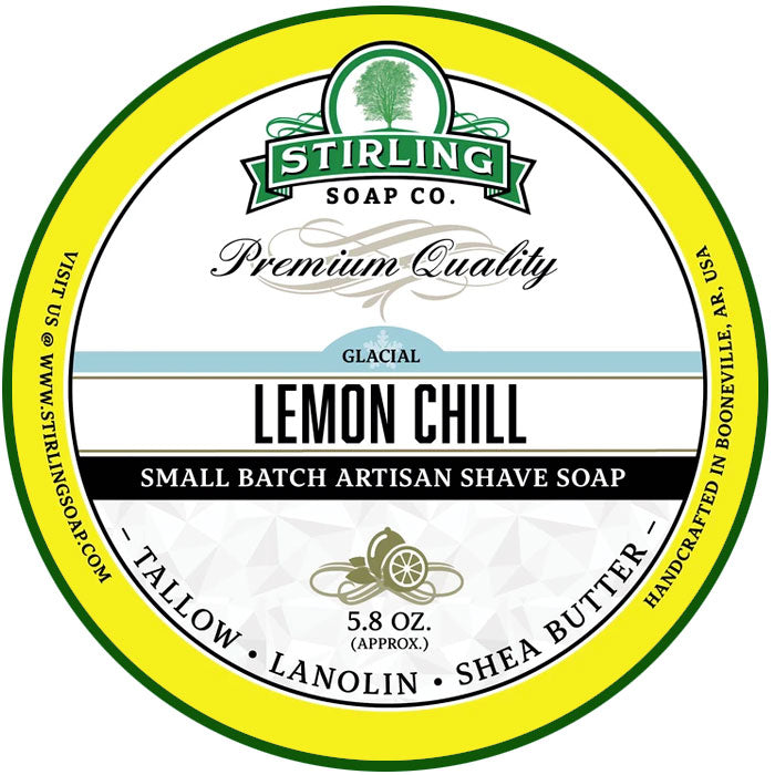 Savon à Raser Stirling Glacial Lemon Chill 170ml