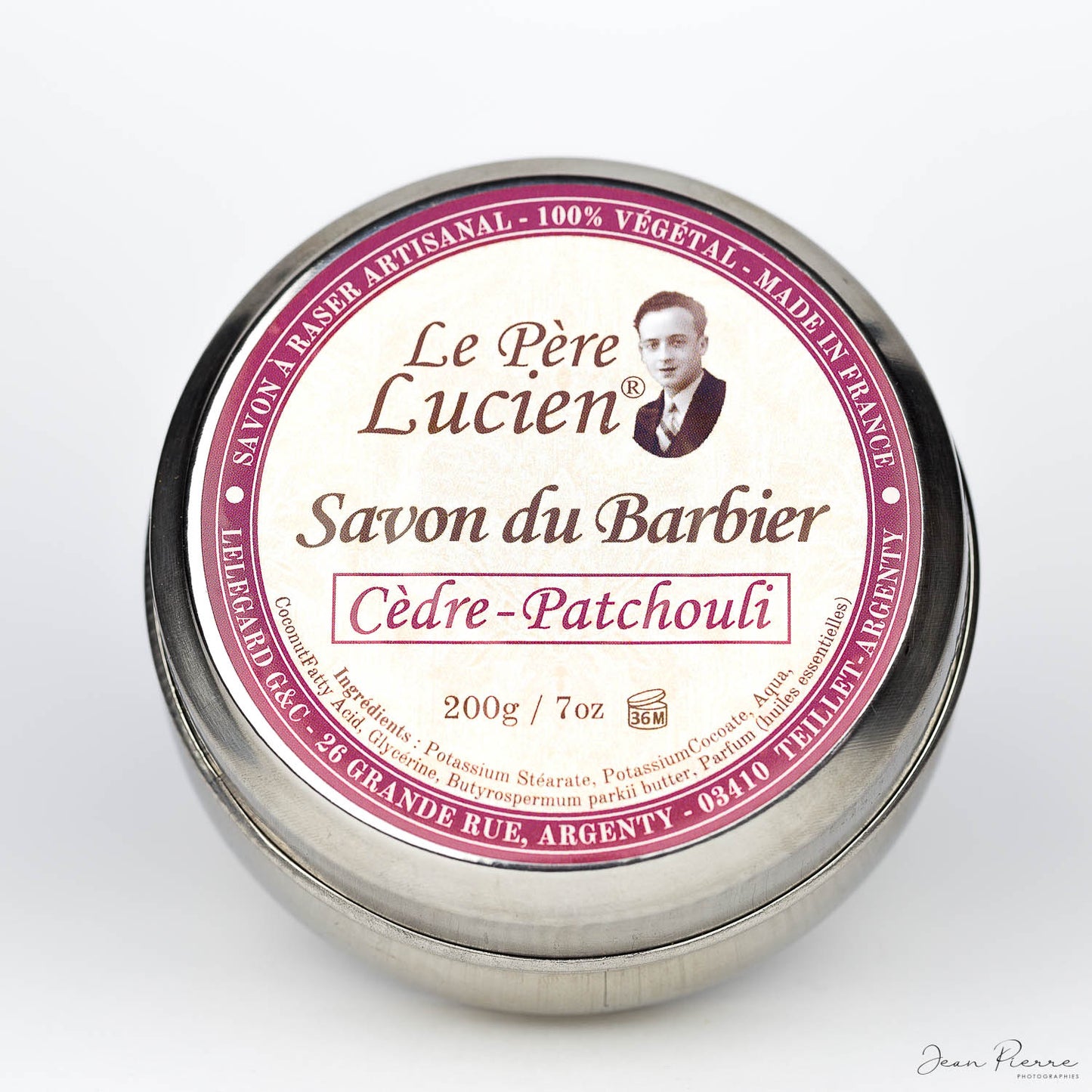 Savon à raser Le Père Lucien Cèdre - Patchouli 200gr