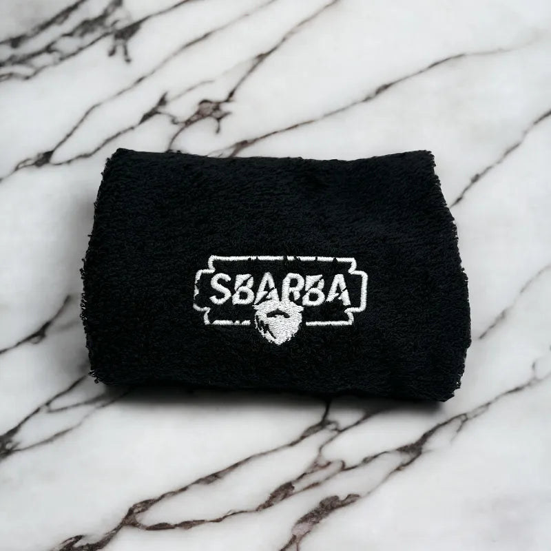 Serviette de Rasage en Coton avec Logo Sbarba
