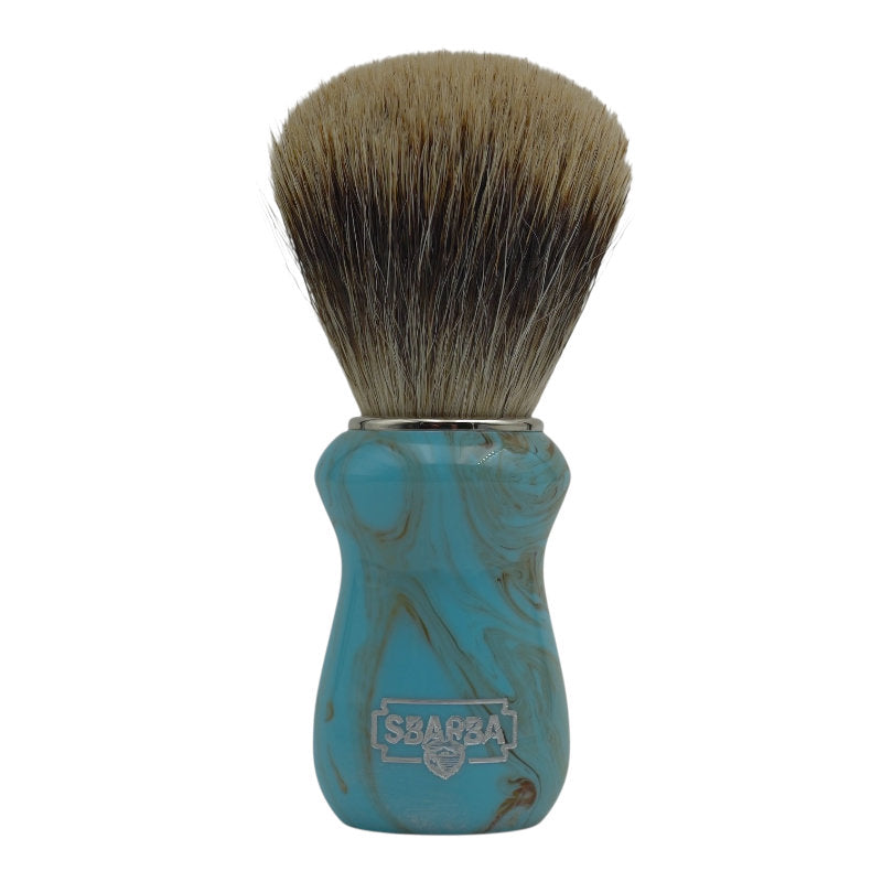 Brocha de Afeitar Clásica Azul Cielo Two Band - Sbarba