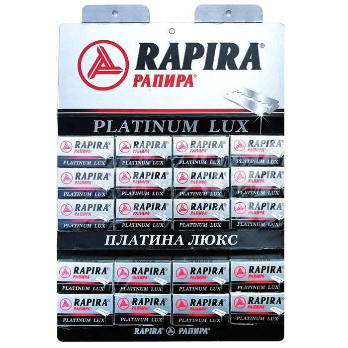 Lames de rasoir Rapira Platinum Lux 100 pièces