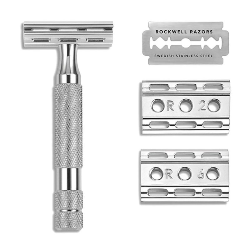 Rasoir de Sûreté Rockwell 6C Chrome Blanc