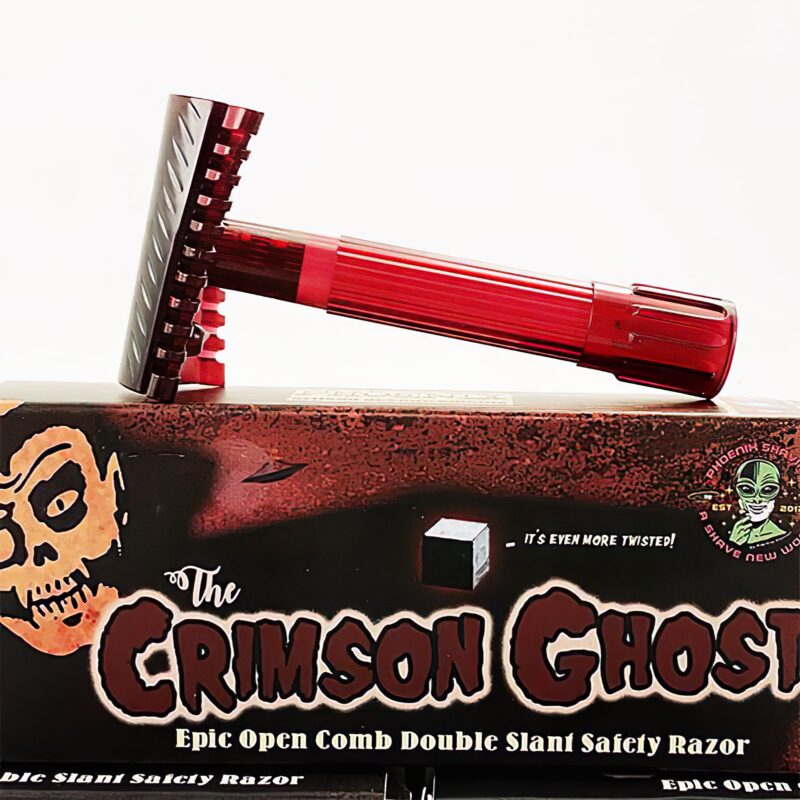 Rasoir de Sûreté P.A.A. Crimson Ghost Slant Open Comb