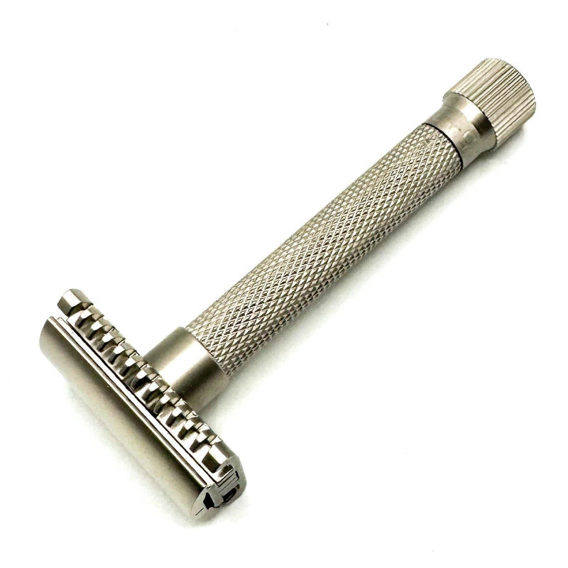 Rasoir de sécurité Parker Variant réglable chromé ouvert
