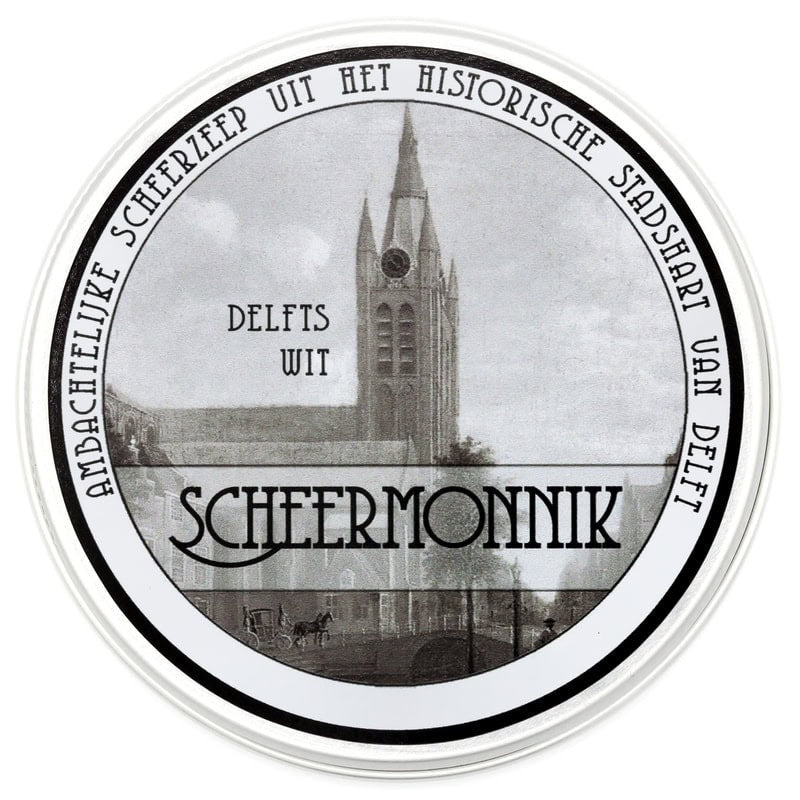 Savon à Barbe Scheermonnik Delfts Wit 75gr