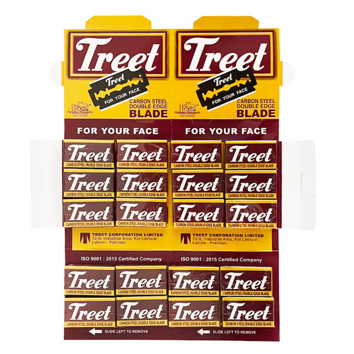 Lames de rasoir Treet Carbon 200 pcs