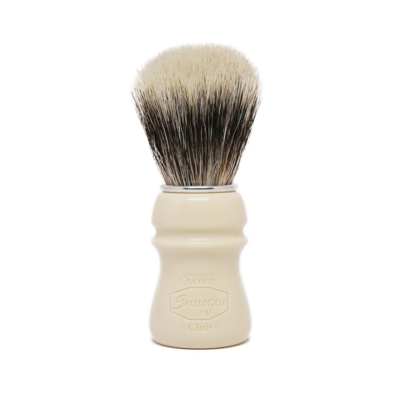 Blaireau Semogue Soc Mixte Soie/Blaireau Manche Résine