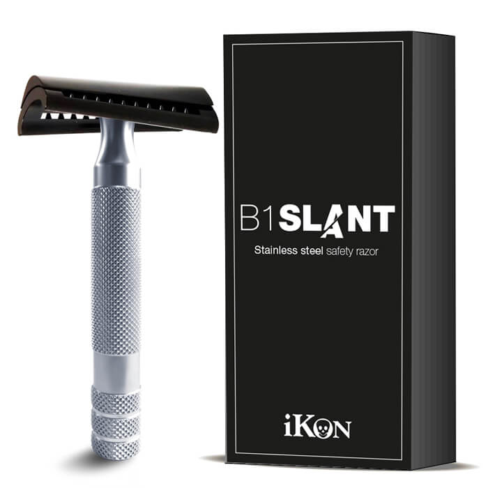 Rasoir de Sécurité Ikon B1 Slant Manche Bulldog 90mm Aluminium