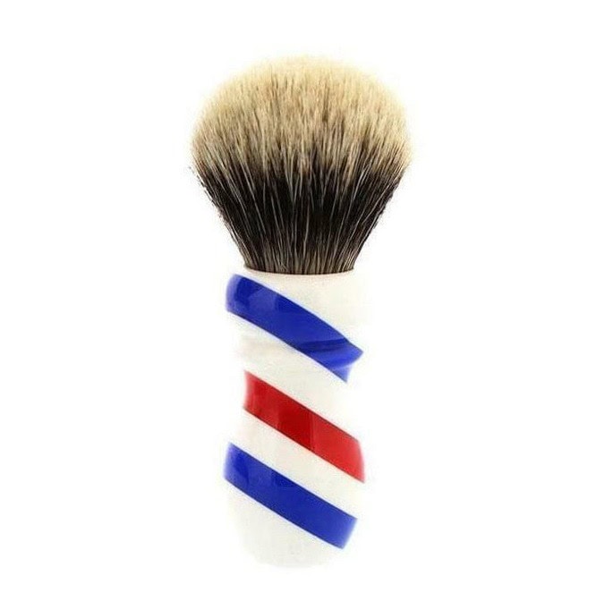 Pinceau de Rasage Yaqi 24mm Two Band Barberpole