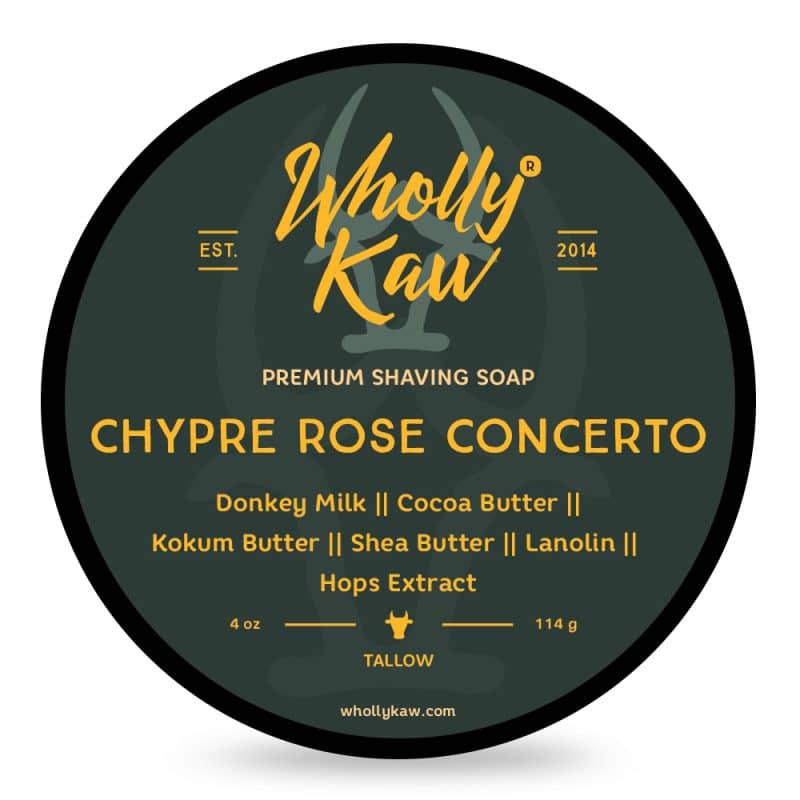 Savon à raser Wholly Kaw Chypre Rose Concerto 114 g