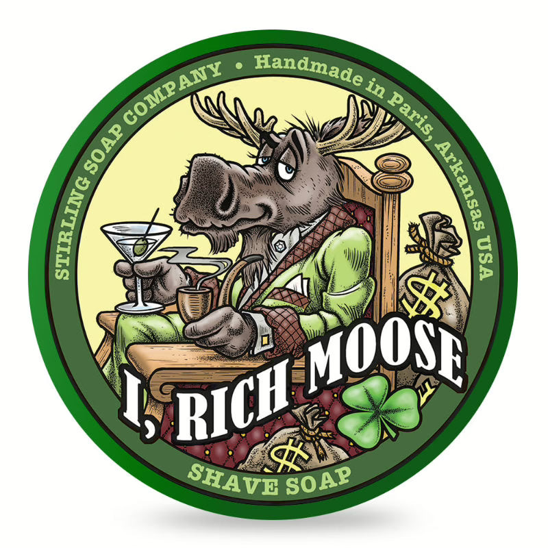 Savon à raser Stirling II, Rich Moose 170ml