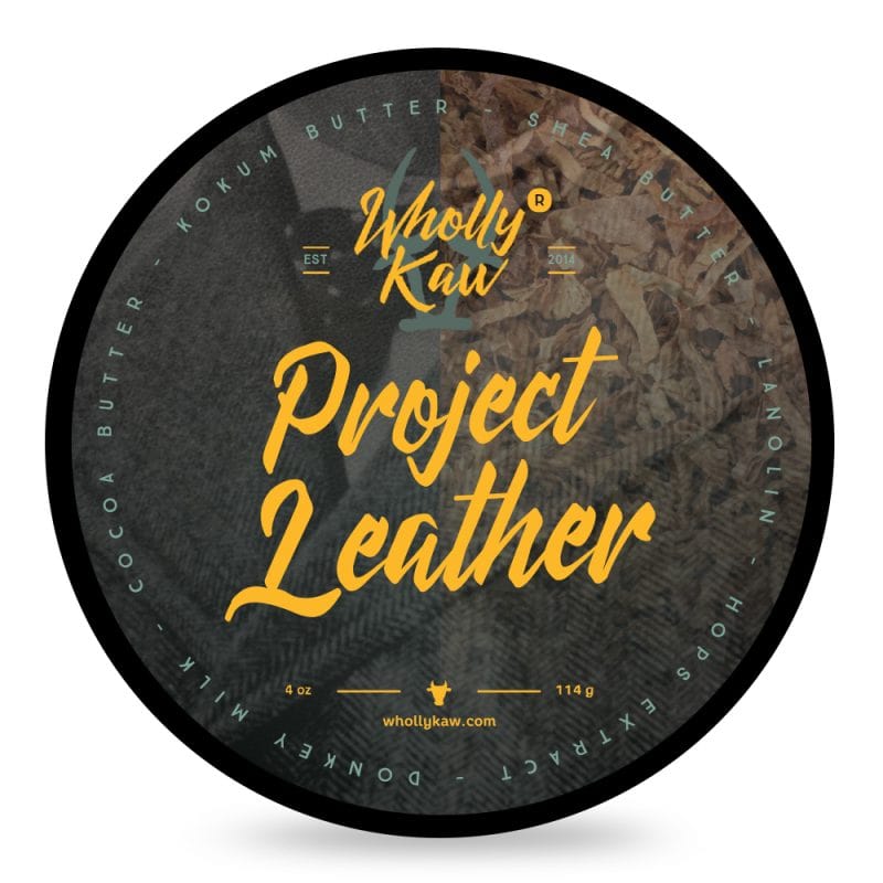 Savon à raser Wholly Kaw Project Leather 114 g