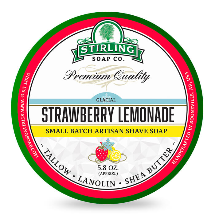Savon à raser Stirling Glacial Strawberry Lemonade 170ml