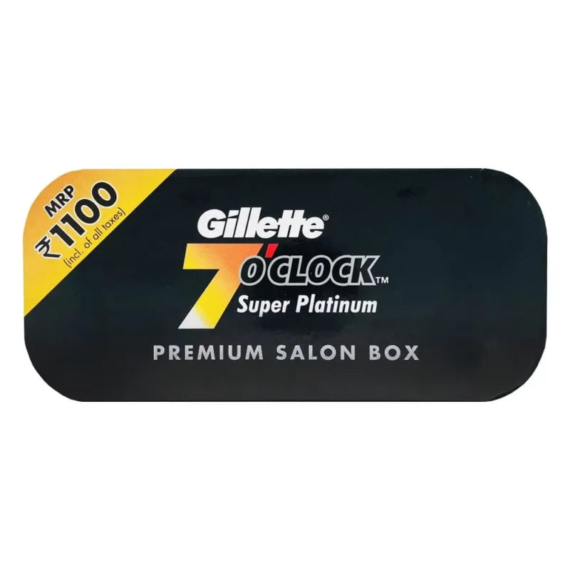 Lames de Rasoir Gillette 7 O'clock Super Platinum 100 unités