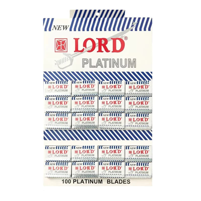 Lames de Rasoir Lord Platinum 100pcs
