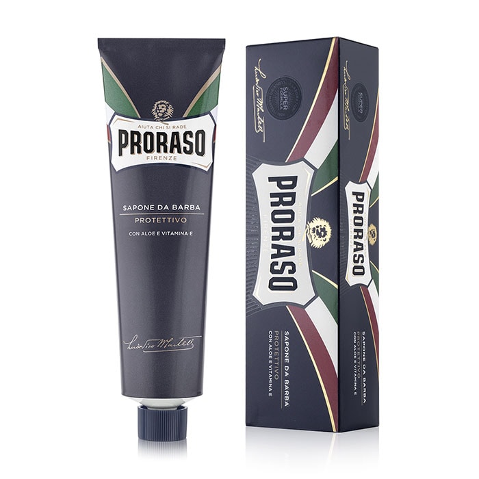 Crème à raser en tube Proraso Bleu 150ml