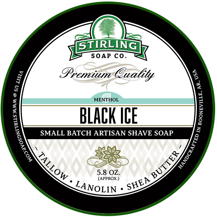 Savon à raser Stirling Black Ice 170 ml