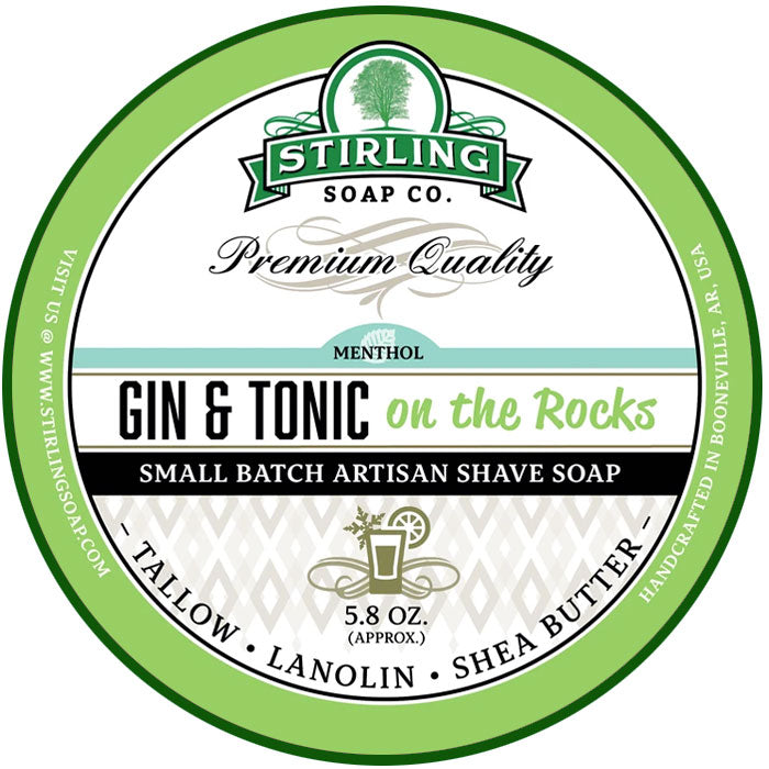 Savon à raser Stirling Gin & Tonic 170ml