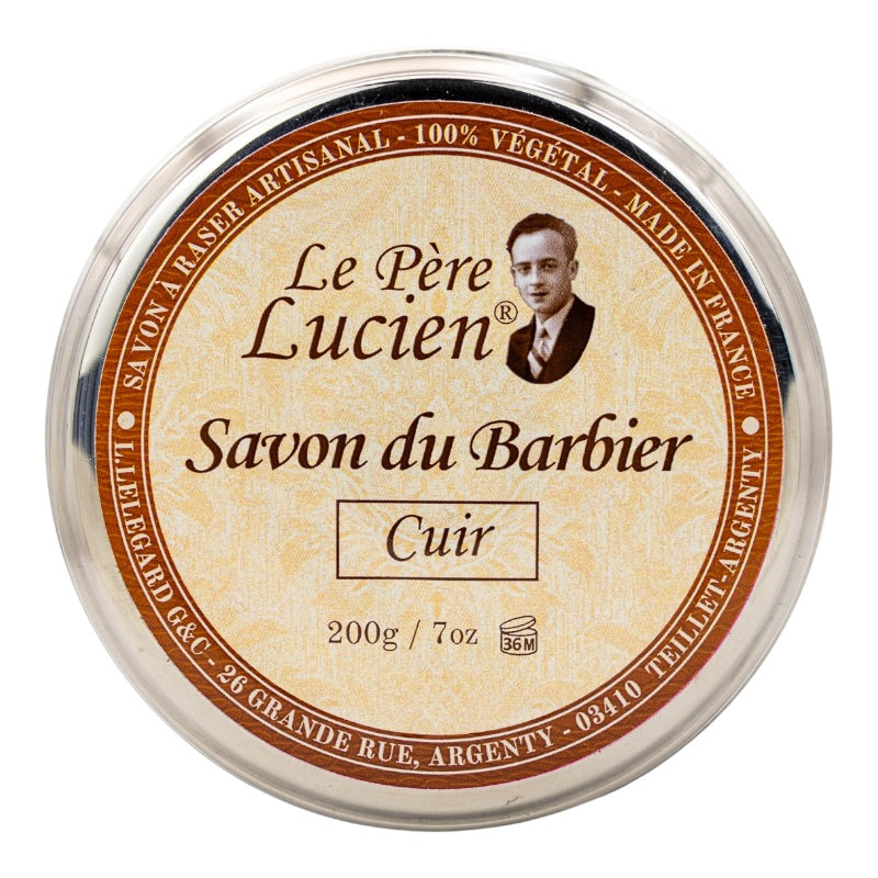 Savon à raser Le Père Lucien Cuir 200g