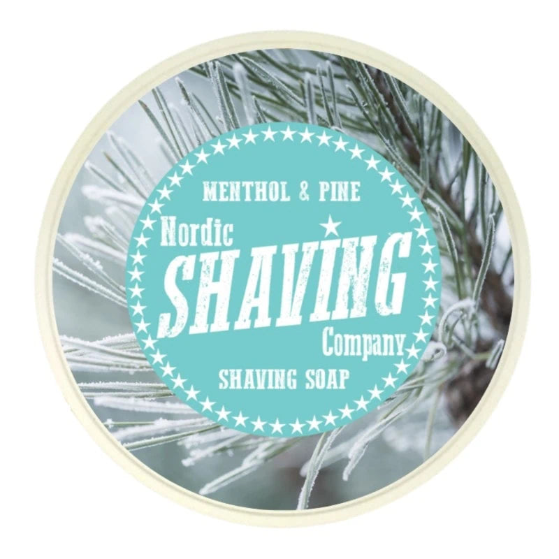 Savon à Barbe Nordic Shaving Company Menthol & Pin 140gr