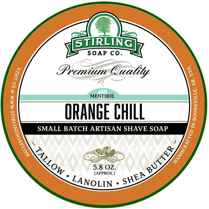 Savon à raser Stirling Orange Chill 170 ml