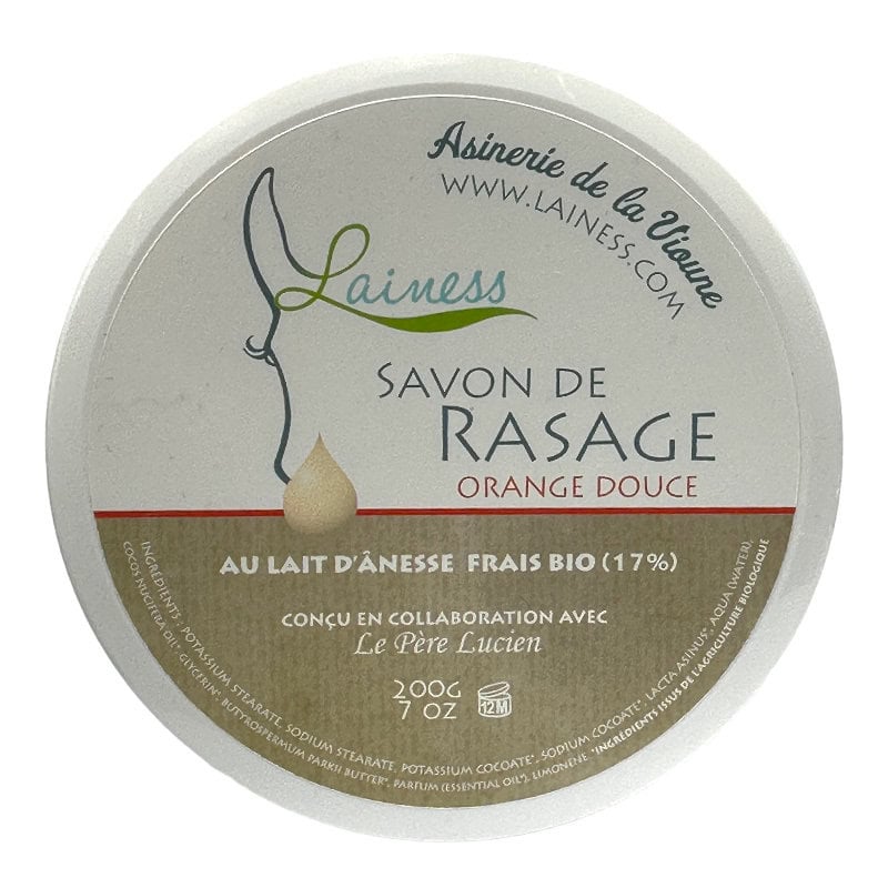 Savon à raser Le Père Lucien Lainess Orange Douce 200gr