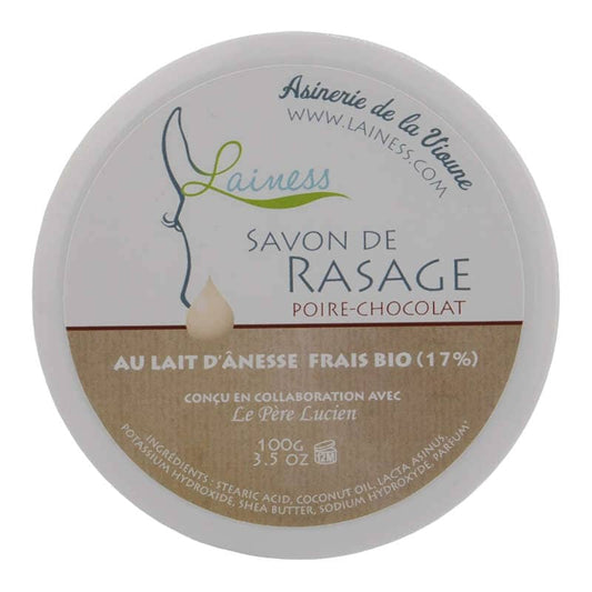 Jabón de afeitar Le Pere Lucien Lainess Poire Chocolat 100gr
