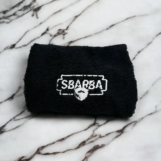 Toalla de Barba de Algodón con Logo Sbarba