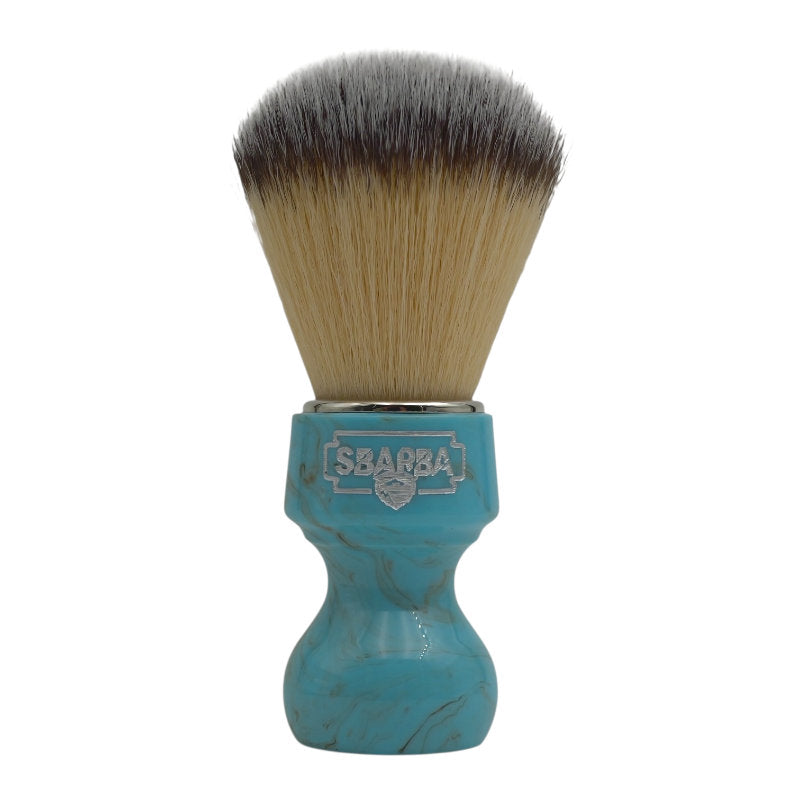 Blaireau Nobile Azzurro Cielo Synthétique Blaireau - Sbarba