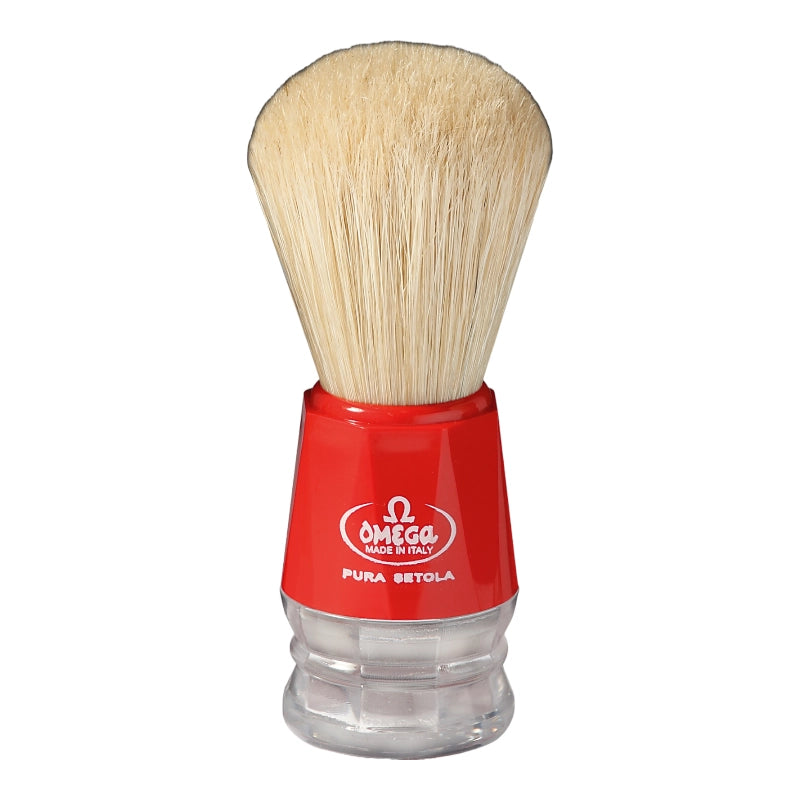 Blaireau Omega en soies de porc 10018 rouge