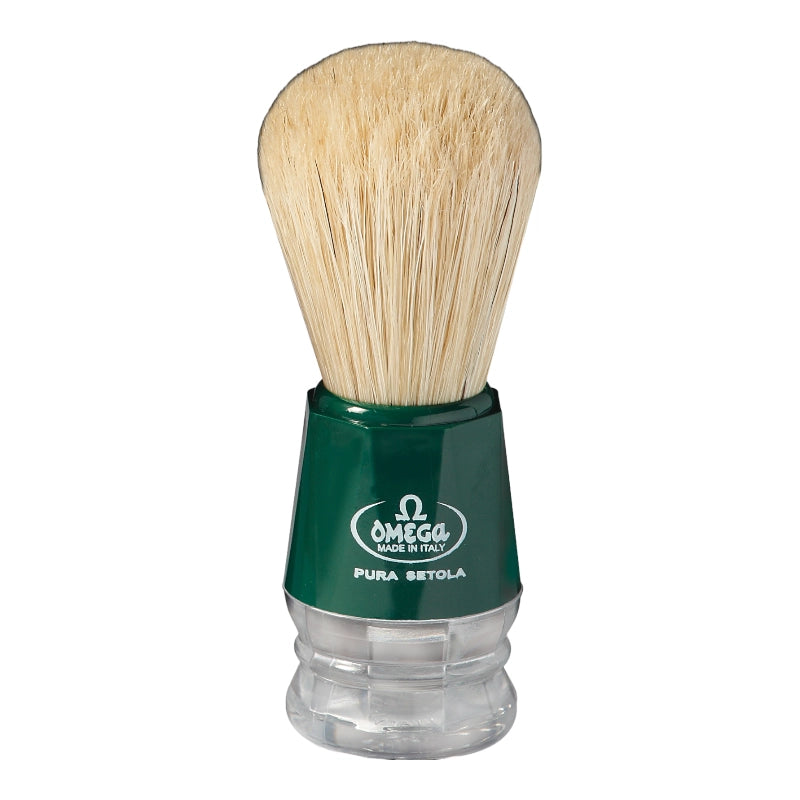 Blaireau Omega en soies 10018 vert