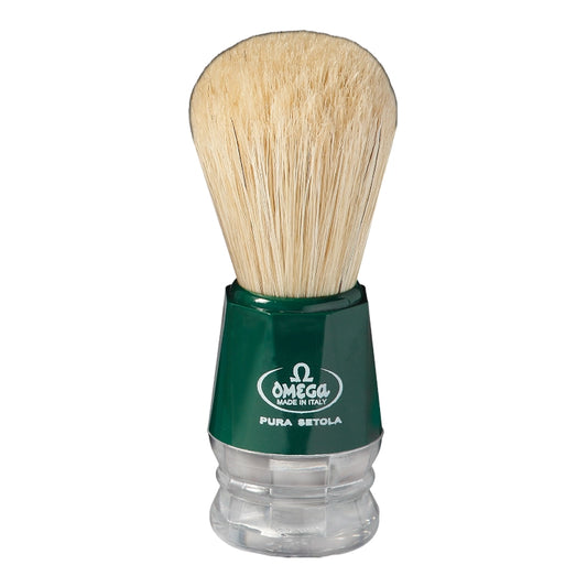 Brocha de Afeitar Omega de Cerdas 10018 verde