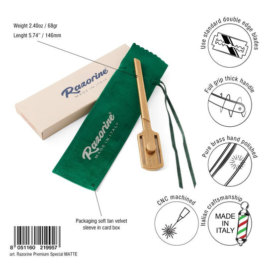 Razorine Premium Special Matte Brass