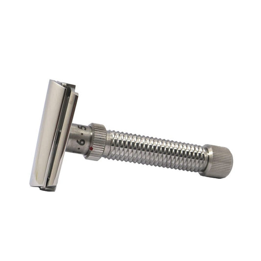 Rasoio di Sicurezza Rex Konsul Regolabile Slant Inox 316 Polished