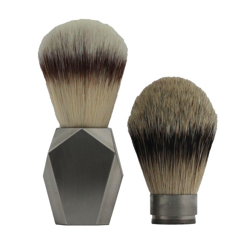 Blaireau Rex Deco Inox Synthétique