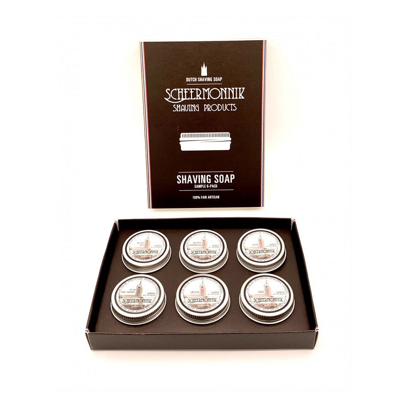 Savons de Rasage Scheermonnik 6 x 15 gr