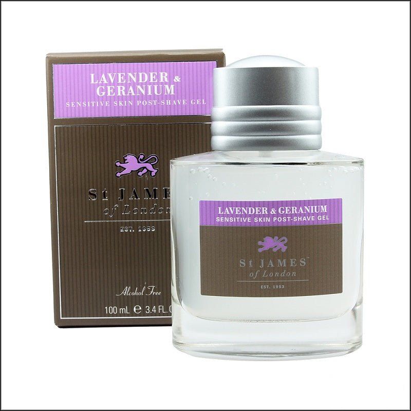 Gel après-rasage St James Lavande & Géranium 100 ml