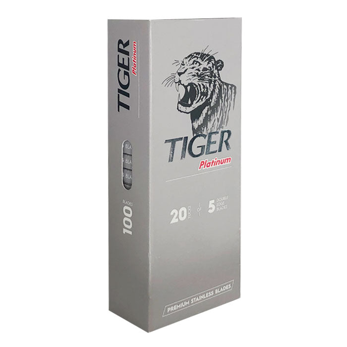 Lames de rasoir Tiger Platinum 100 pièces