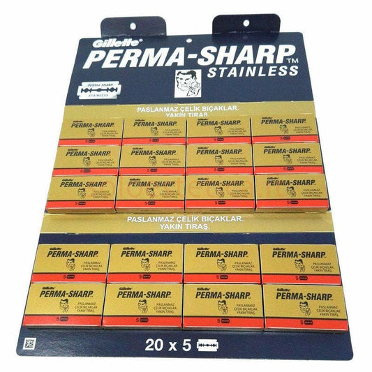 Hojas de Afeitar Perma Sharp 100u.