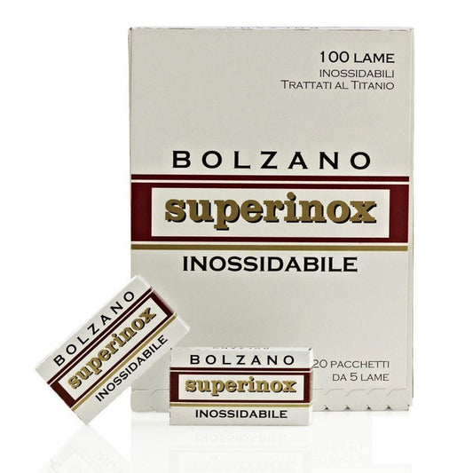 Cuchillas de Afeitar Bolzano Superinox 100 unidades