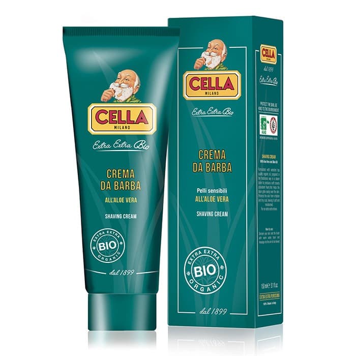 Crème à raser Cella BIO Aloe Vera 150ml