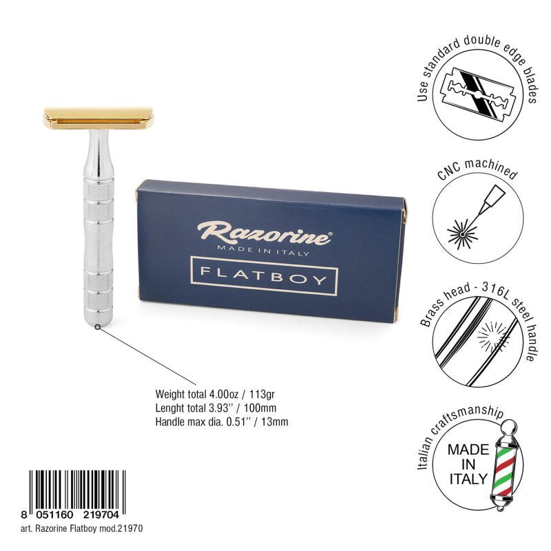 Rasoir de sûreté Razorine Flatboy 70
