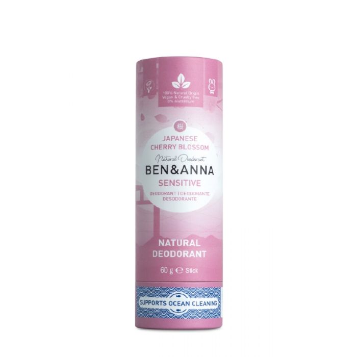 Déodorant Ben & Anna Sensitive Fleur de Cerisier Japonais 60gr
